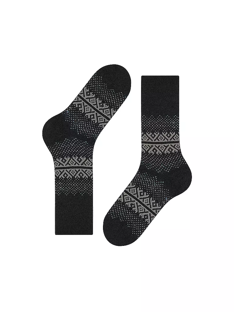 FALKE | Socken INVERNESS black | beige