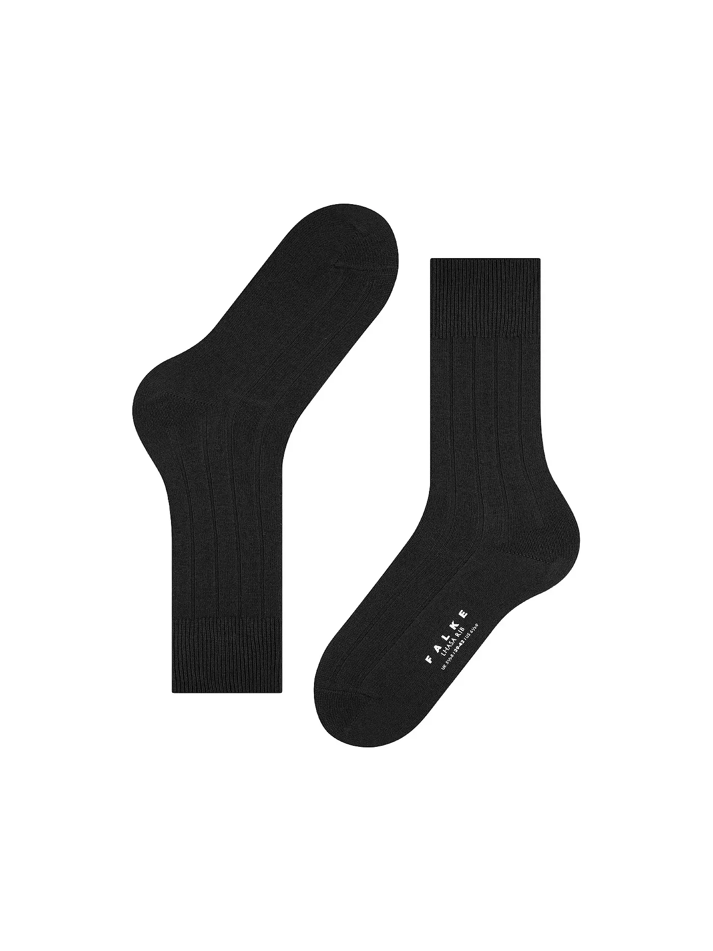 FALKE | Socken LHASA RIB black | schwarz