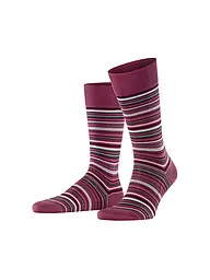 FALKE | Socken "Microblock" 14041 grey-white | beere