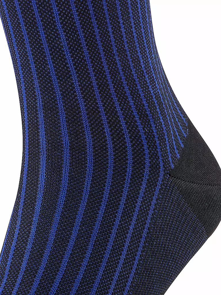 FALKE | Socken Oxford Stripe Black | schwarz