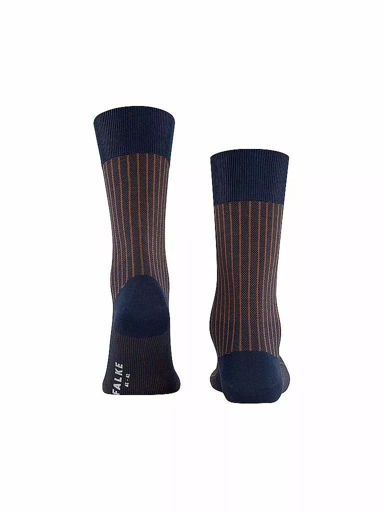 FALKE | Socken Oxford Stripe Plum | rot