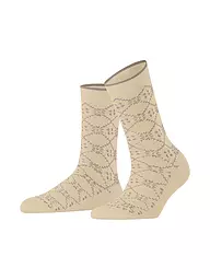 FALKE | Socken RETRO SENSATION cinnamon | creme