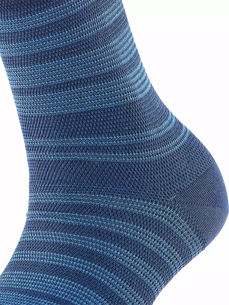 FALKE | Socken SENSITIVE SUNSET STRIPE space blue  | blau