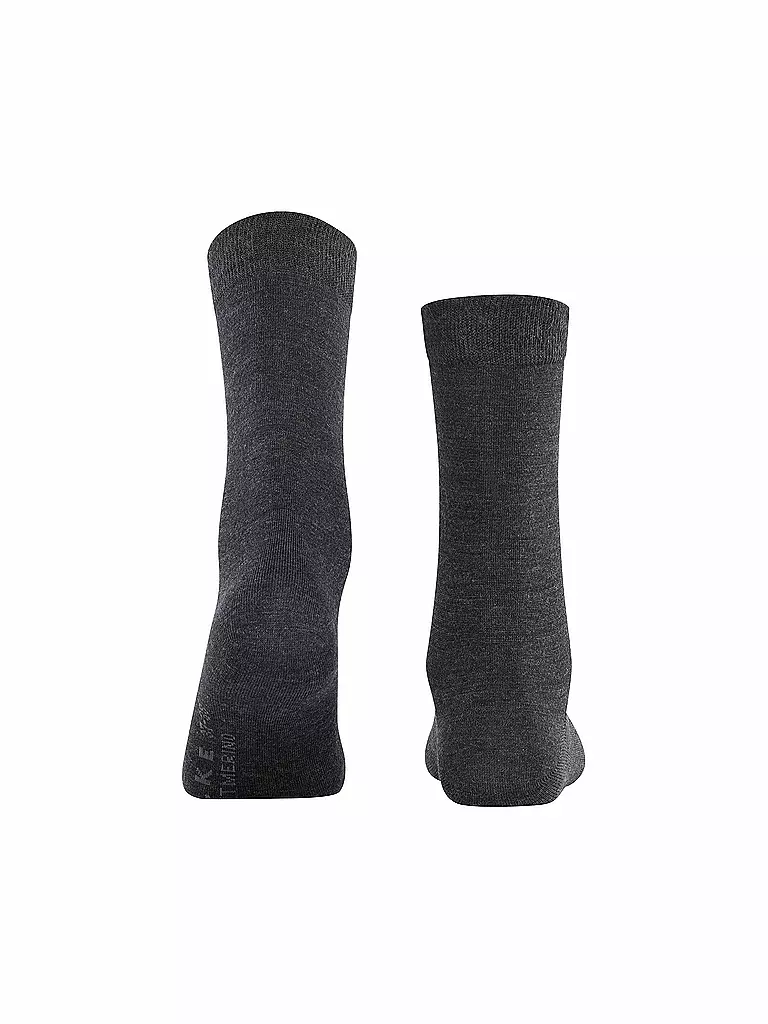 FALKE | Socken Soft Merino anthrazit | grau