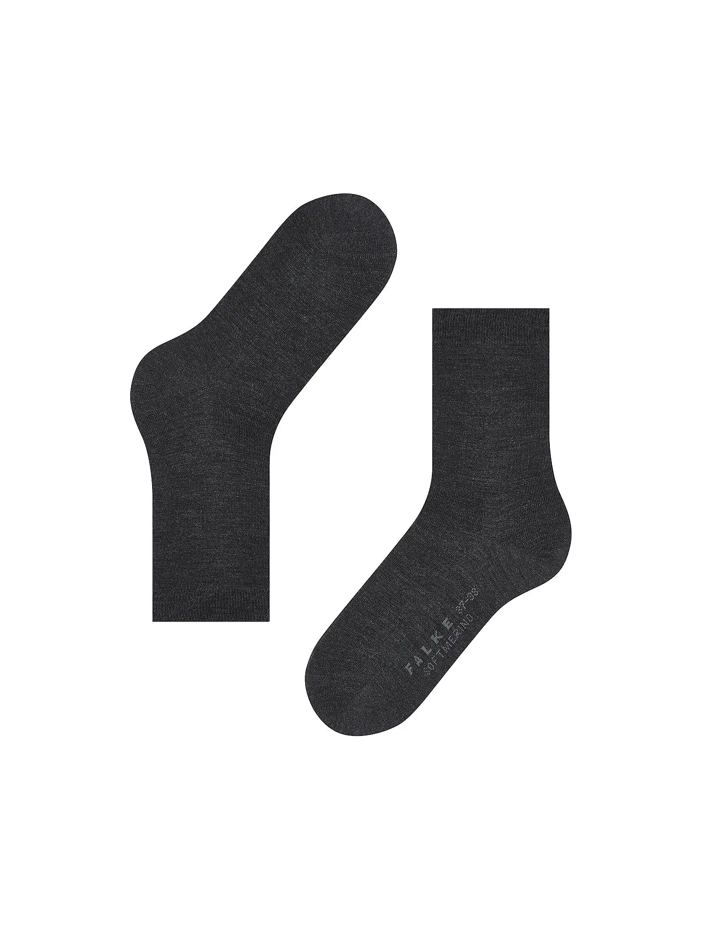 FALKE | Socken Soft Merino anthrazit | grau