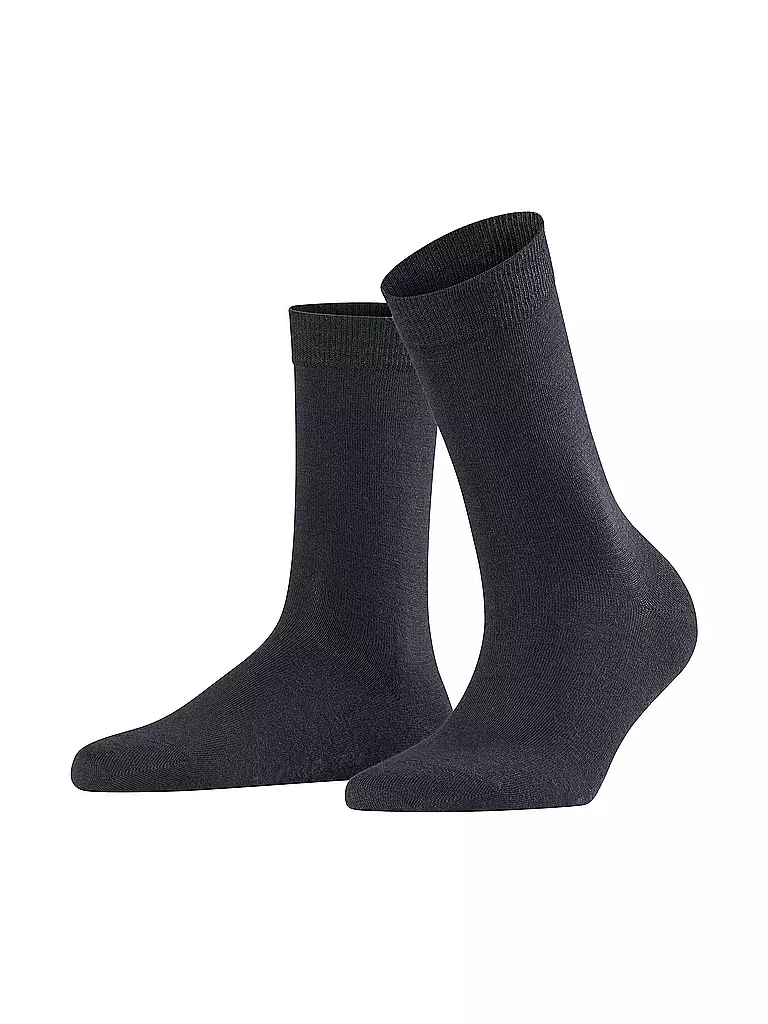 FALKE | Socken Soft Merino marine | blau