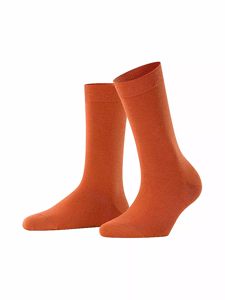 FALKE | Socken Softmerino Coppercoin | rot