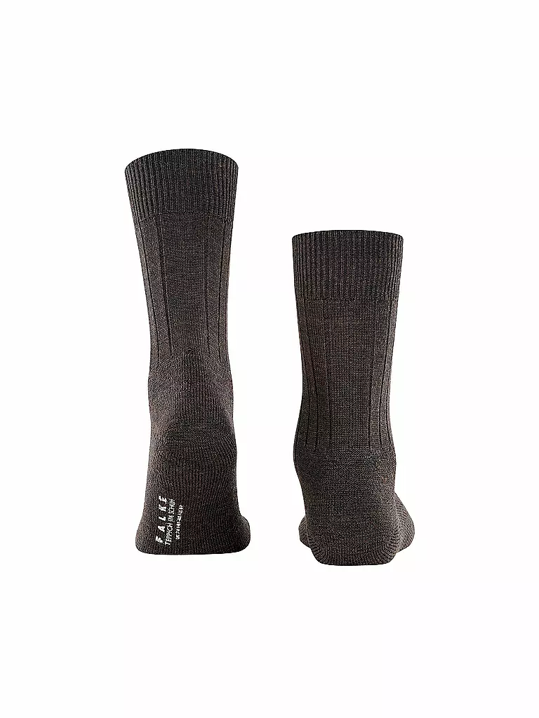 FALKE | Socken TEPPICH IM SCHUH dark brown mel. | dunkelgrün
