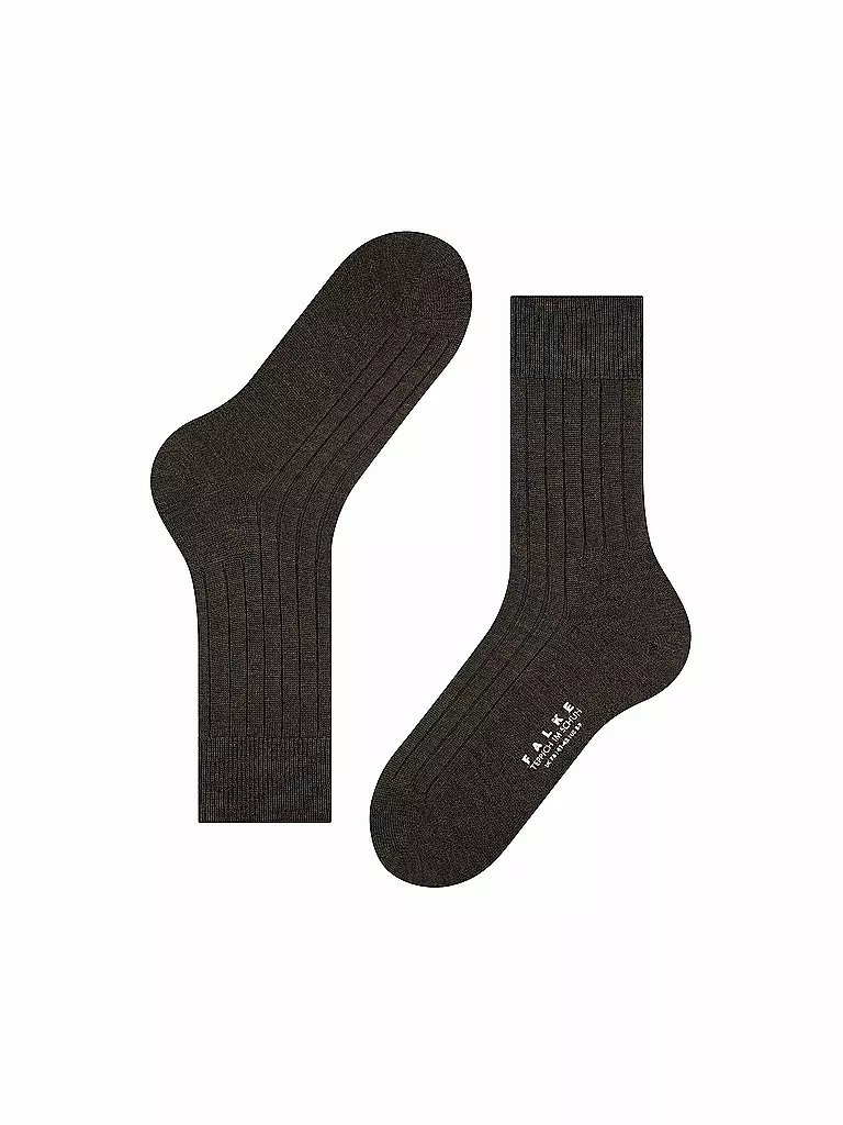 FALKE | Socken TEPPICH IM SCHUH dark brown mel. | dunkelgrün