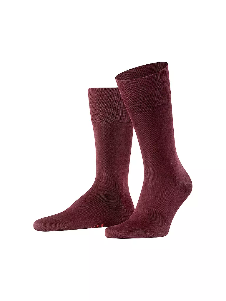 FALKE | Socken TIAGO barolo | dunkelrot