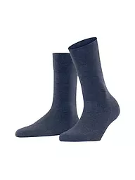 FALKE | Socken SENSITIVE LONDON sand mel. | blau