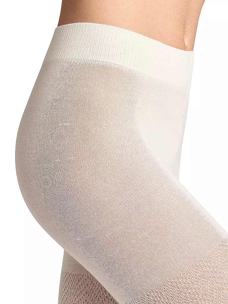FALKE | Strickstrumpfhose FABLE ESTATE offwhite | 