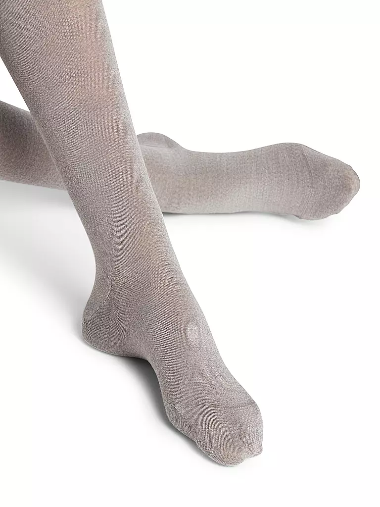 FALKE | Strickstrumpfhose SOFTMERINO graumele | grau