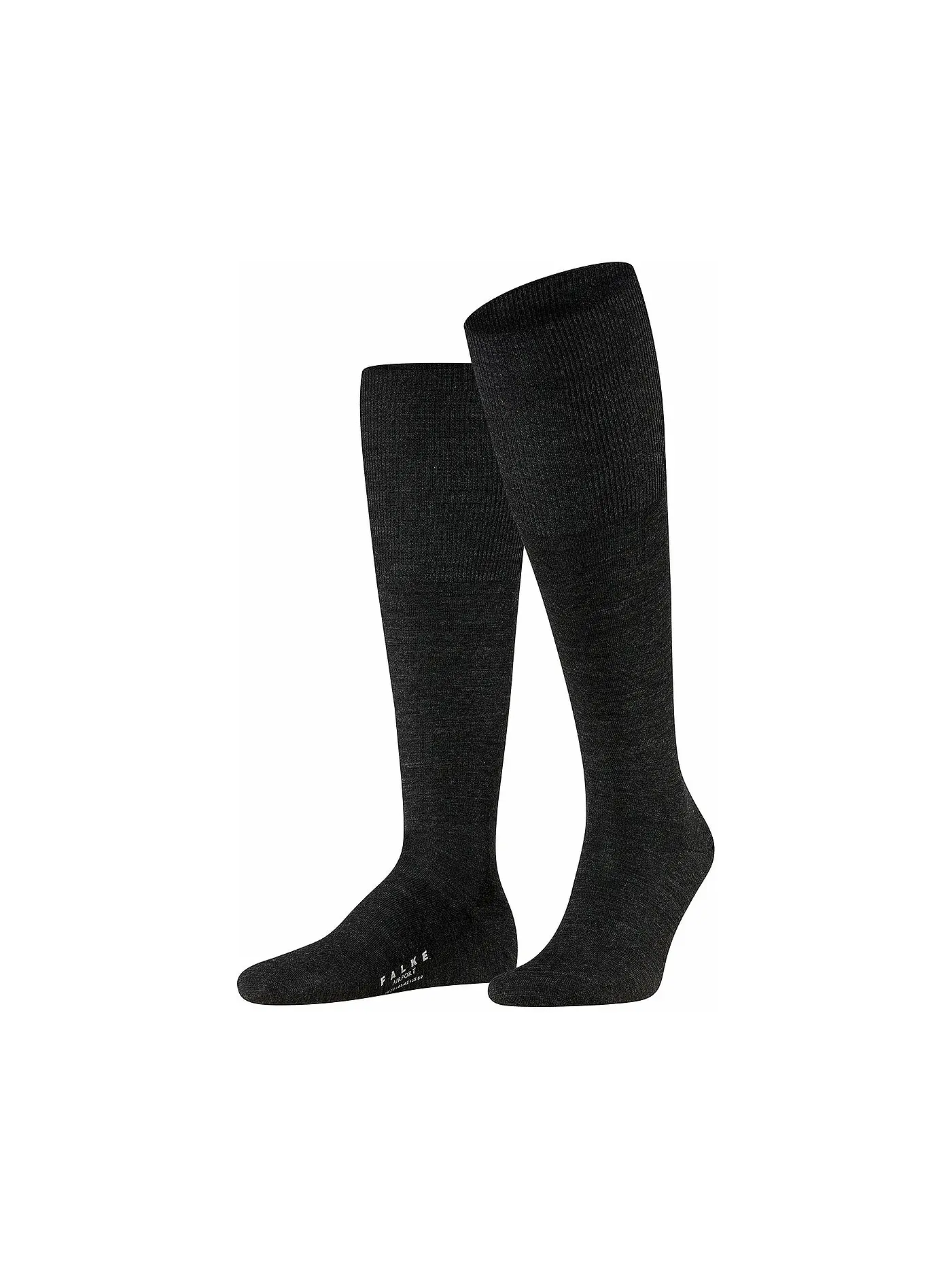 FALKE | Kniestrümpfe AIRPORT grass | grau