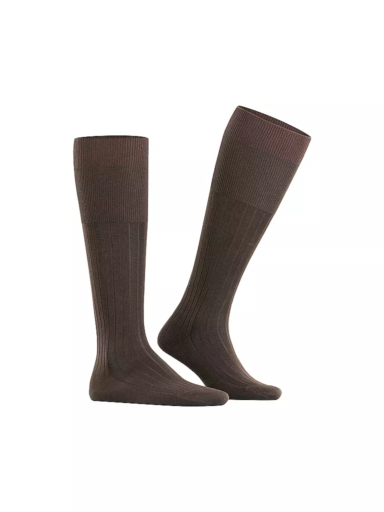 FALKE | Stutzen MILANO brown | schwarz