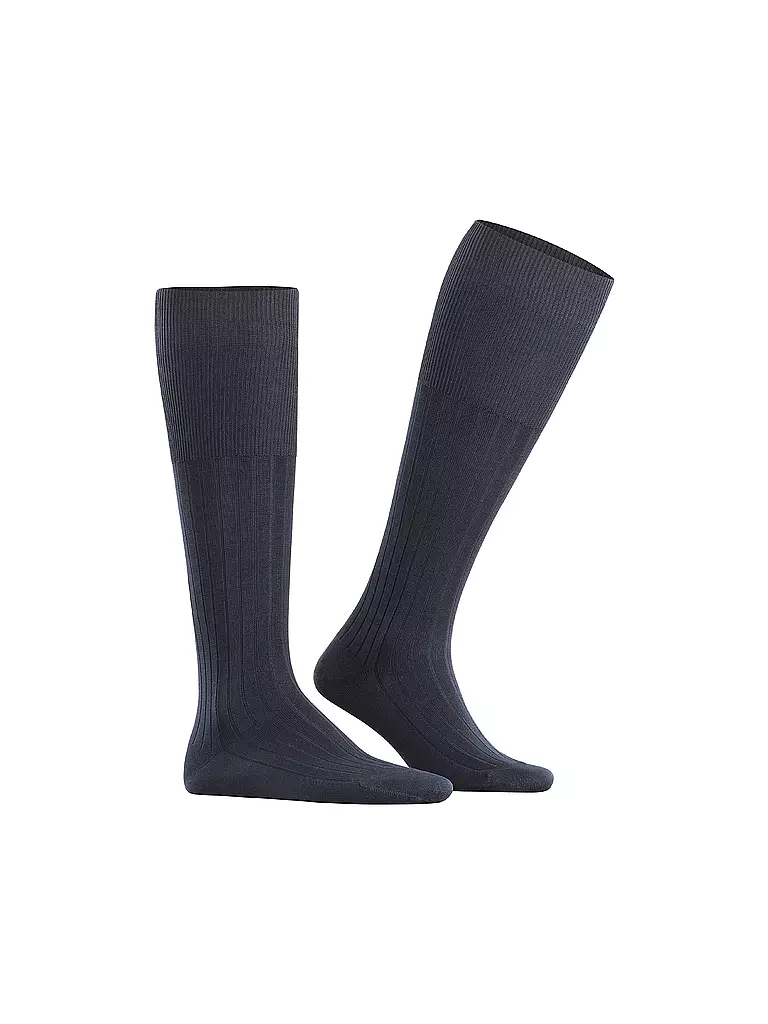 FALKE | Stutzen MILANO dark navy | schwarz