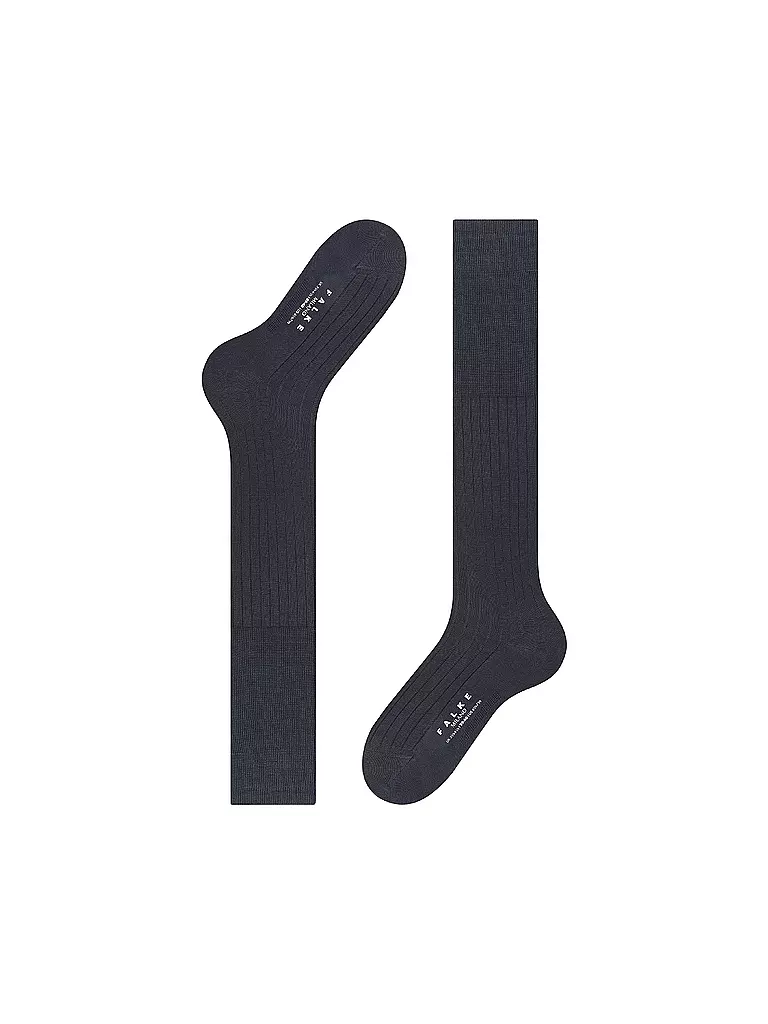 FALKE | Stutzen MILANO dark navy | schwarz