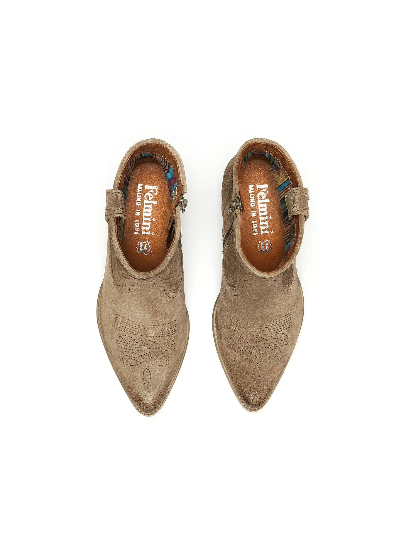 FELMINI | Cowboy Boots WEST MARVIN | hellbraun