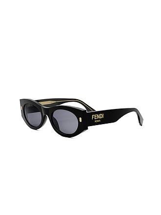 FENDI | FENDI Roma schwarze ovale Sonnenbrille