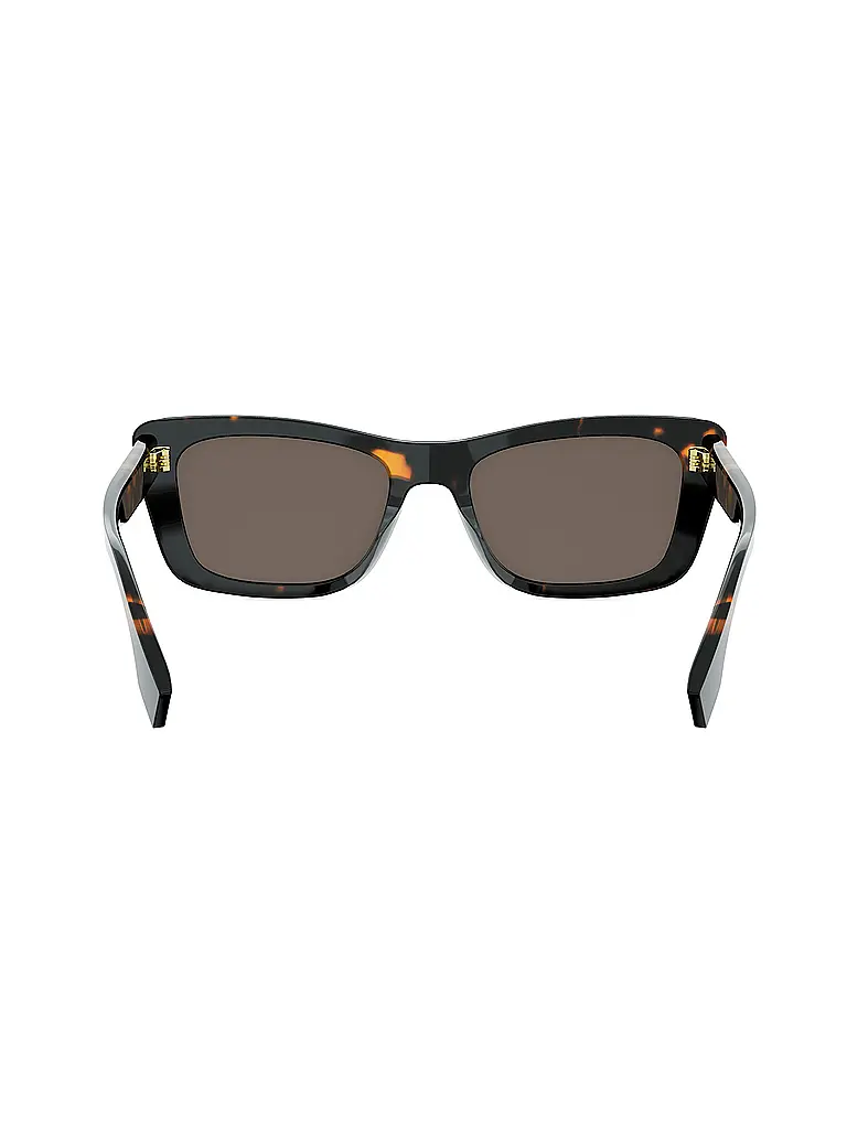 FENDI | FENDI Lettering havana eckige Sonnenbrille | braun