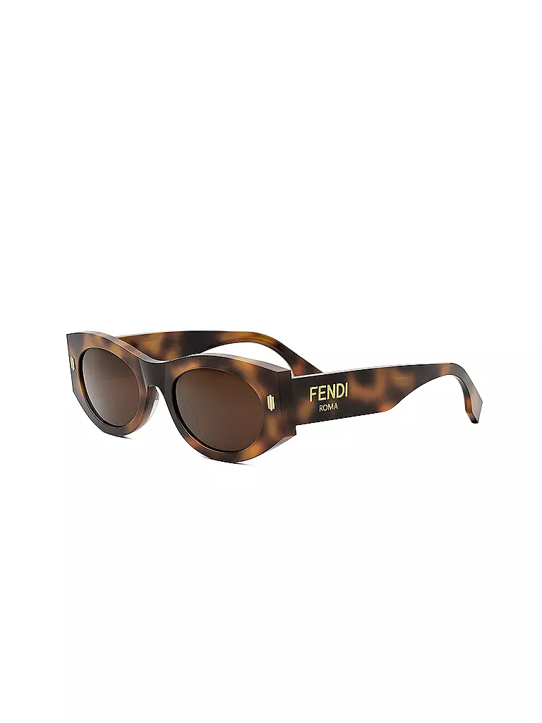 FENDI | FENDI Roma havana ovale Sonnenbrille | Braun
