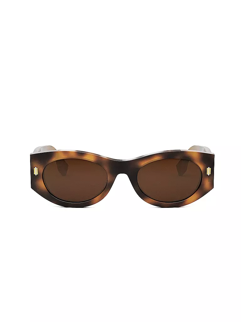 FENDI | FENDI Roma havana ovale Sonnenbrille | Braun