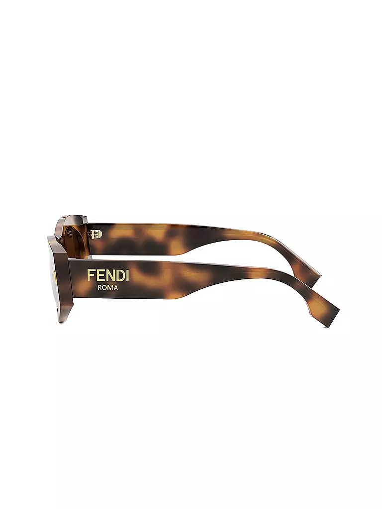 FENDI | FENDI Roma havana ovale Sonnenbrille | Braun