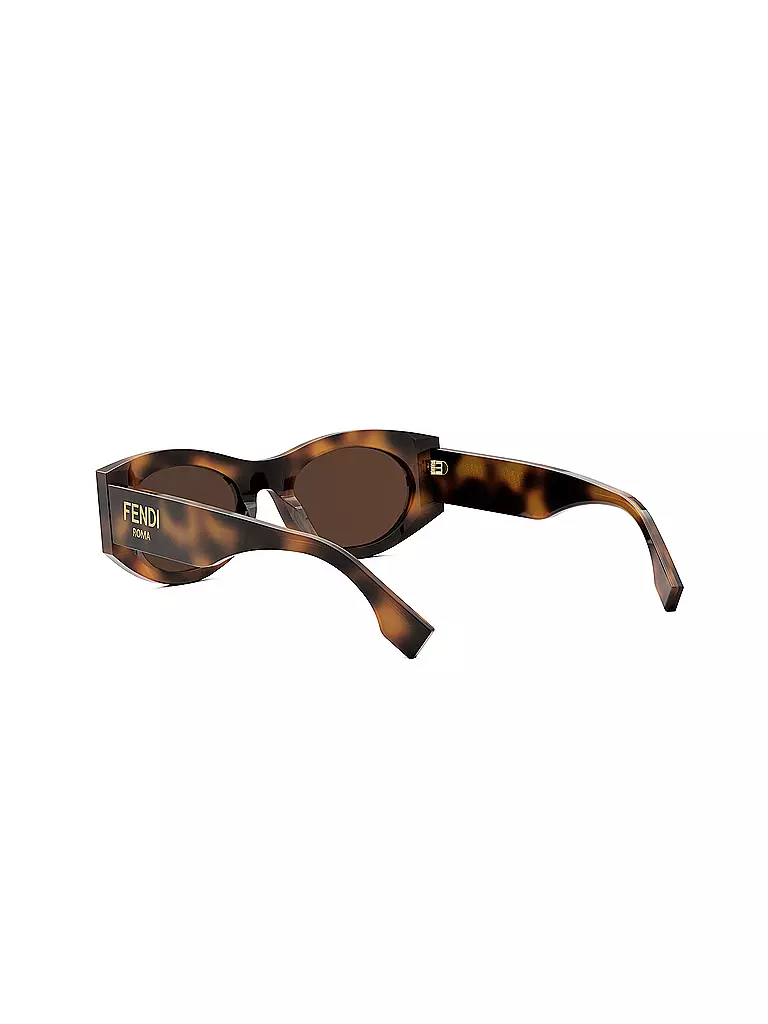 FENDI | FENDI Roma havana ovale Sonnenbrille | Braun