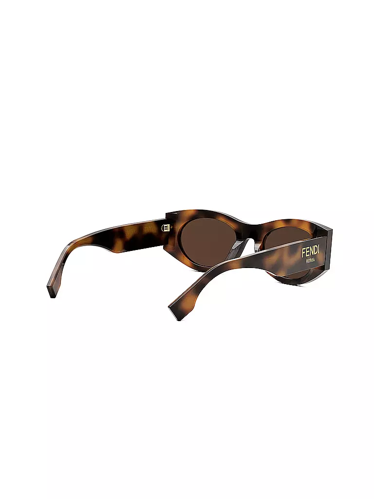 FENDI | FENDI Roma havana ovale Sonnenbrille | Braun