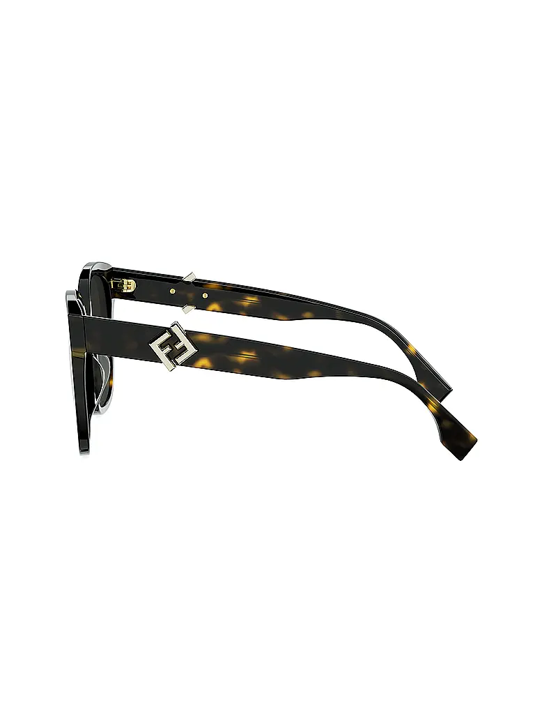 FENDI | FF Diamonds havana eckige Sonnenbrille | 