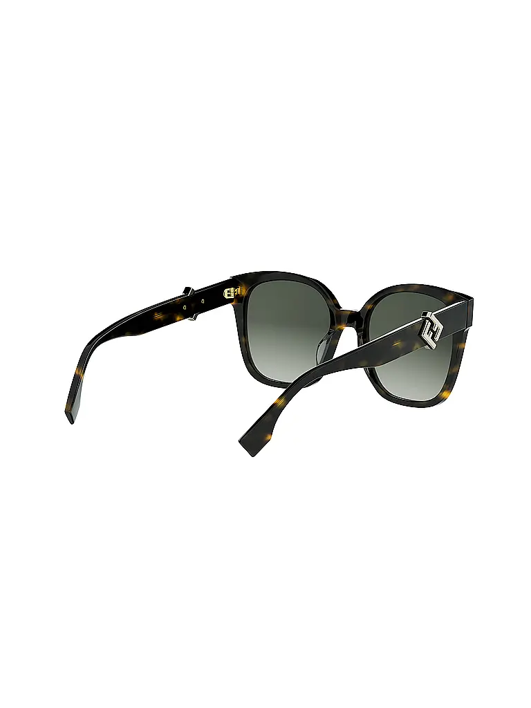 FENDI | FF Diamonds havana eckige Sonnenbrille | 