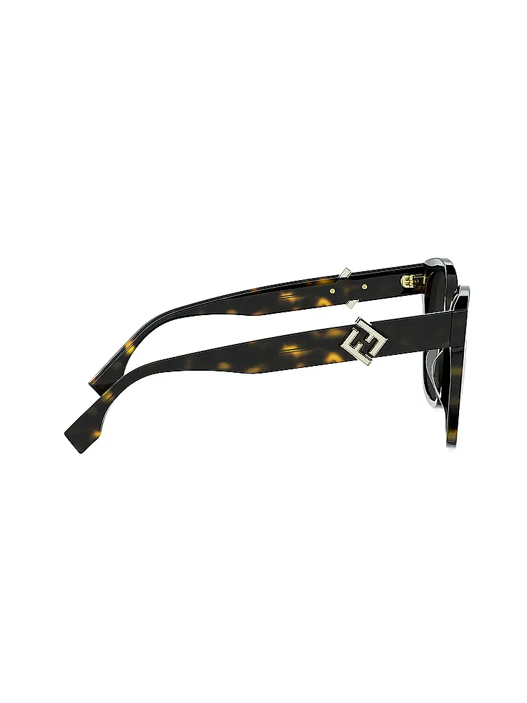 FENDI | FF Diamonds havana eckige Sonnenbrille | 