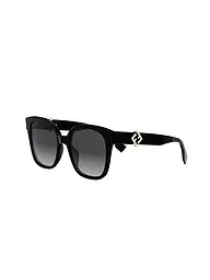 FENDI | FF Diamonds havana eckige Sonnenbrille | Schwarz