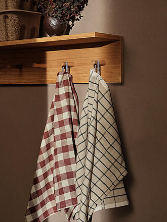 FERM LIVING | Geschirrtuch HALE Sand / Black