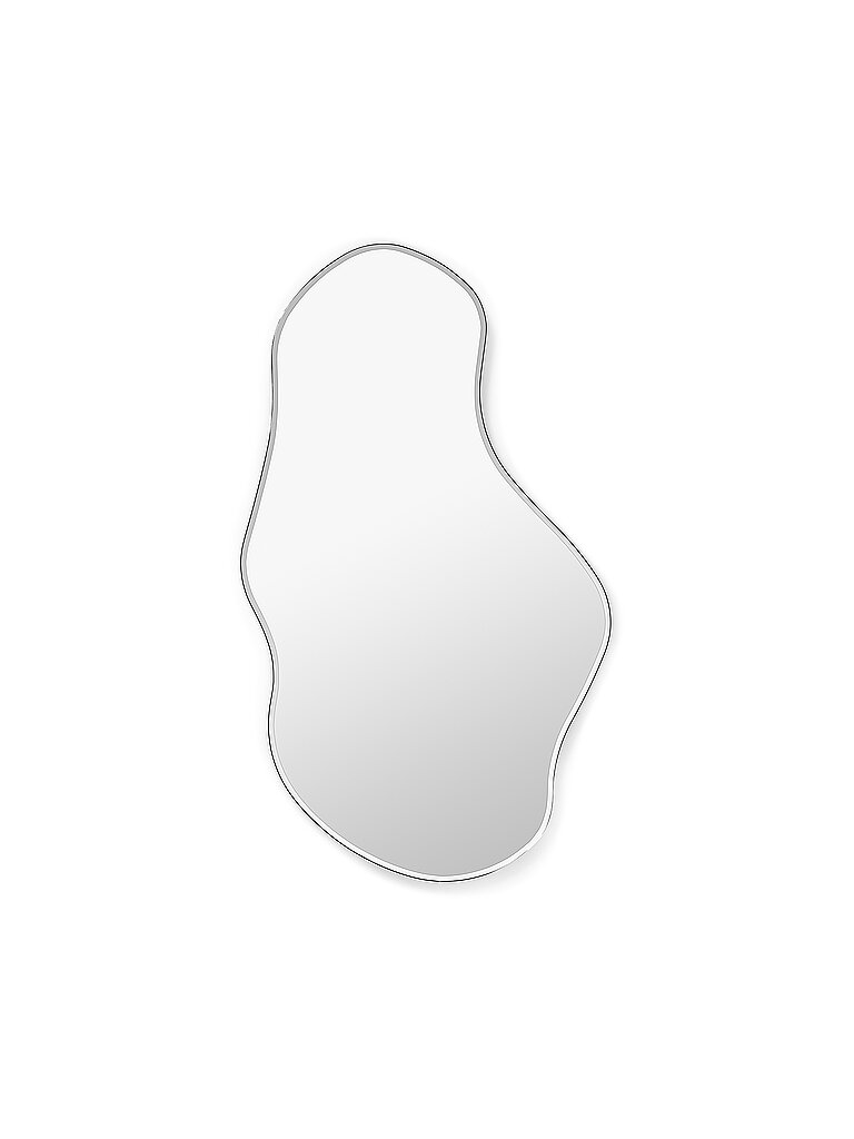 ferm LIVING Wandspiegel Pond L, chrom, Höhe 110 cm, Glas