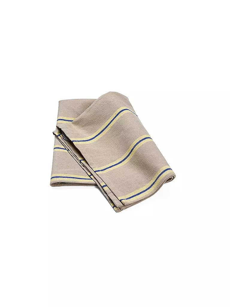 FERM LIVING | Geschirrtuch HALE Oyster / Lemon / Black | olive