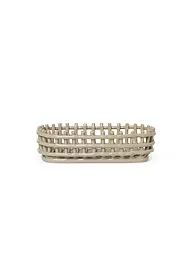 FERM LIVING | Keramik Korb Oval Cashmere | beige