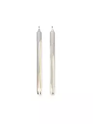 FERM LIVING | Kerzen 2er Set Dryp Candles  Warm Grey | hellgrau