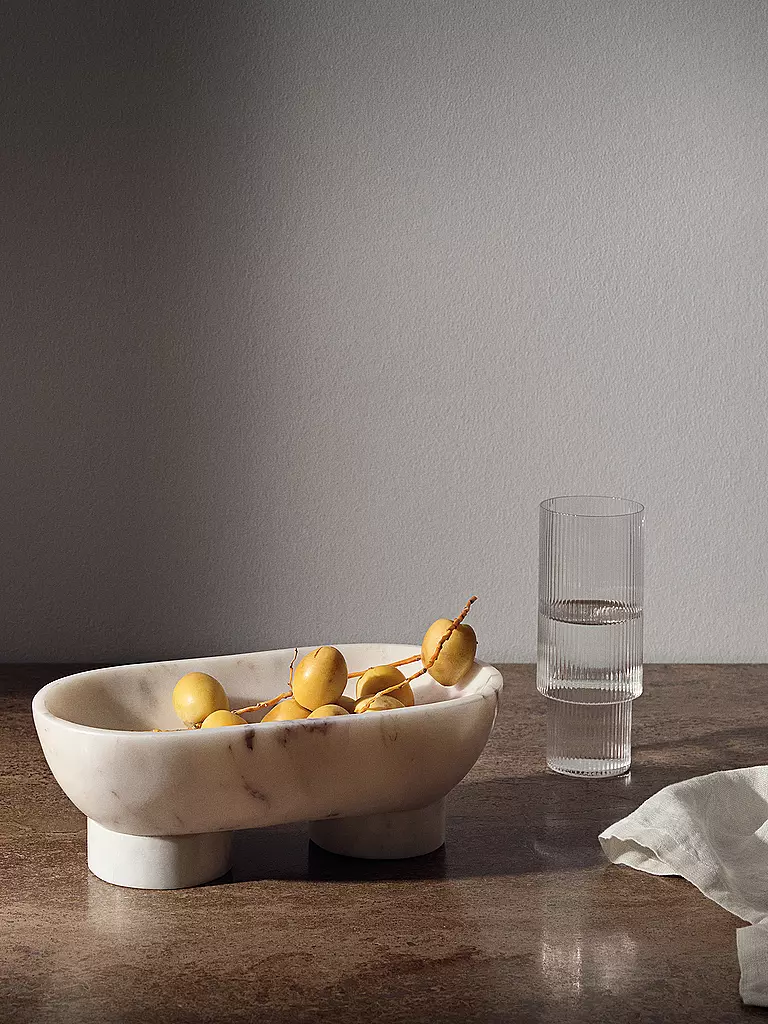 FERM LIVING | Longdrinkglas 4er Set RIPPLE | transparent