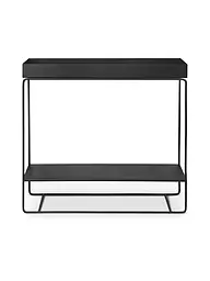 FERM LIVING | Pflanzentisch zweistökig Black | schwarz