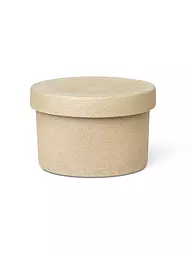 FERM LIVING | Porzellan  Container BON Small  Keramik  | beige