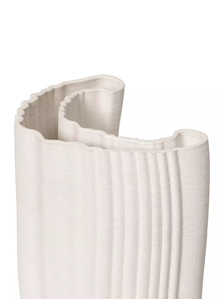 FERM LIVING | Vase MOIRE 30cm Offwhite | weiss