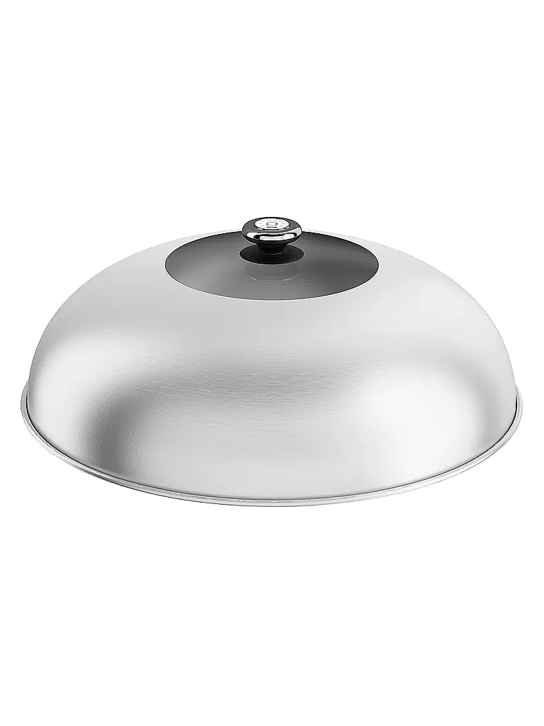 FEUERDESIGN | Garhaube Edelstahl/Glas für Tischgrill | silber