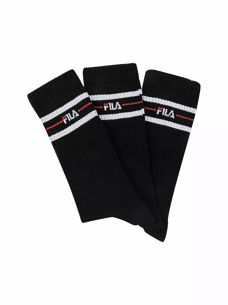 FILA | Socken 3-er Pkg. | schwarz
