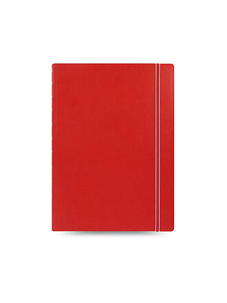 FILOFAX | Notizbuch A4 nachfüllbar RULED RED