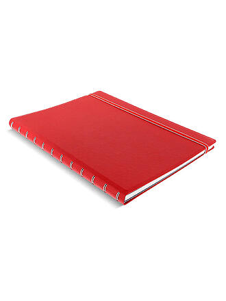 FILOFAX | Notizbuch A4 nachfüllbar RULED RED