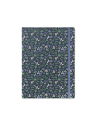 FILOFAX | Garden A4 nachfüllbares Notizbuch Dusk