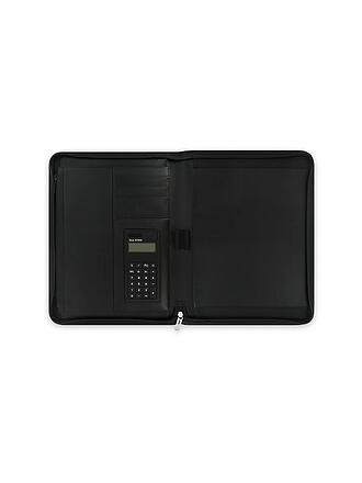 FILOFAX | Metropol Zipped Folio mit Taschenrechner Black