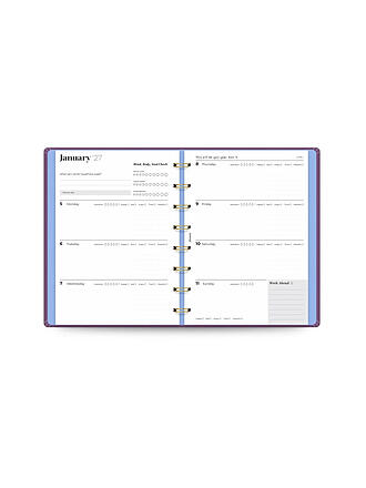 FILOFAX | Ultimate Life Companion A5 Planner My Plans Plum 2027