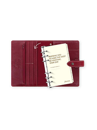 FILOFAX | Malden Personal Organiser - Modular Burgundy